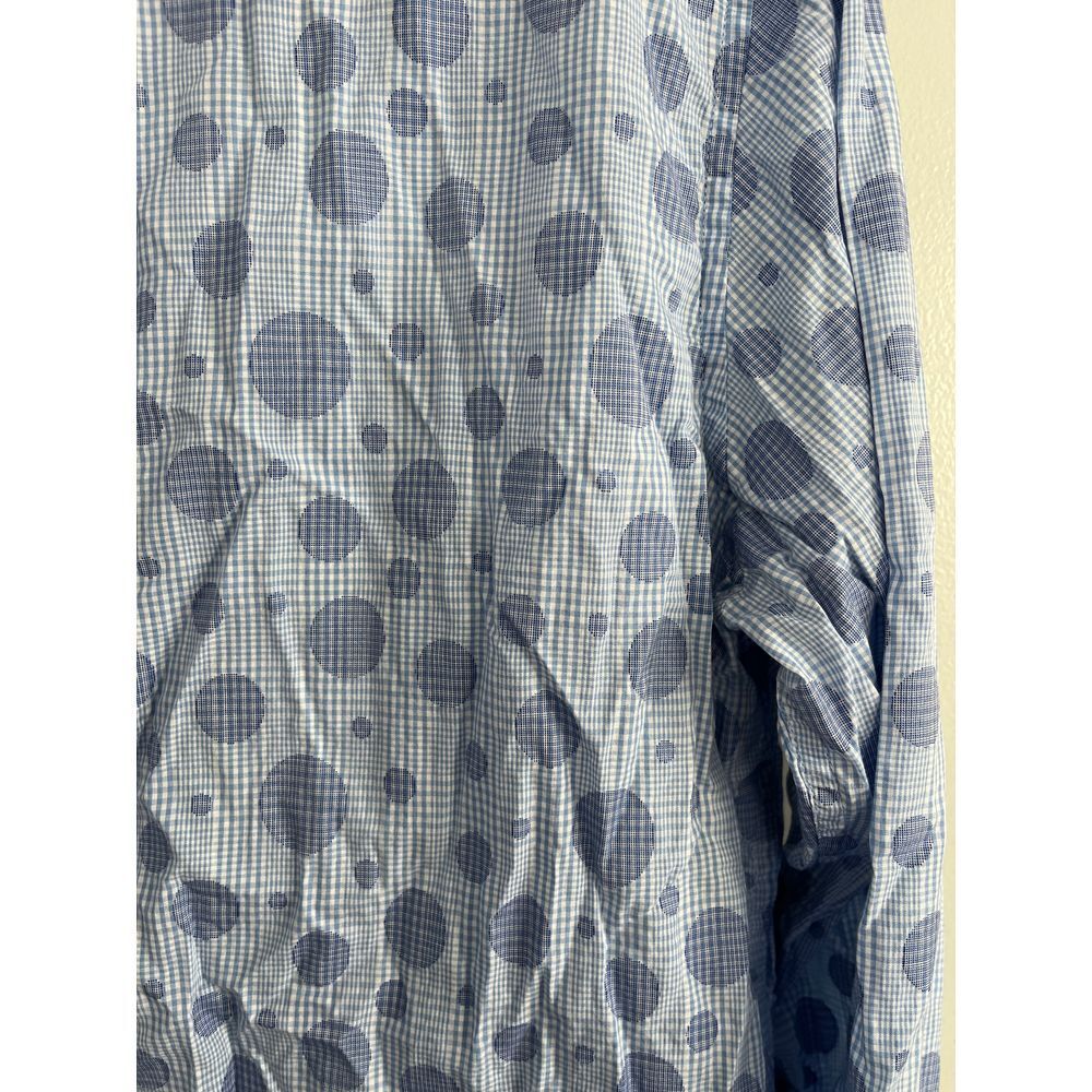 Robert Graham Blue Phillipe Long Sleeve Button Down Men's Size Large - Picture 7 of 9